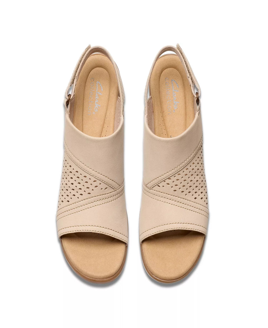 Clarks Collection Emily2 Mist Block Heel Sandals