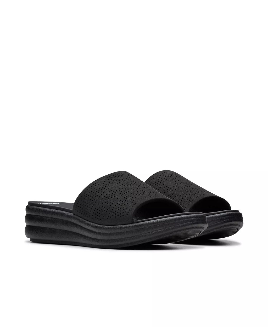 Clarks Cloudsteppers Drift Twist Slip-On Flat Sandals