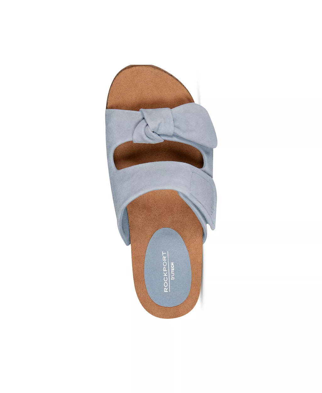 Rockport Women's Zova Bow Flat Slip-On Footbed Sandals