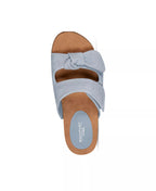 Rockport Women's Zova Bow Flat Slip-On Footbed Sandals