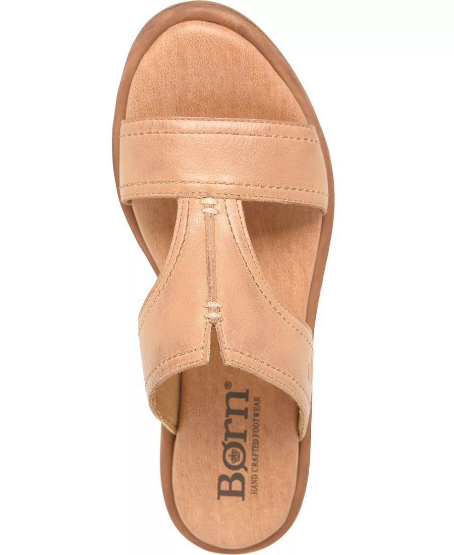Born Women's Remo Round Toe Flat Sandals