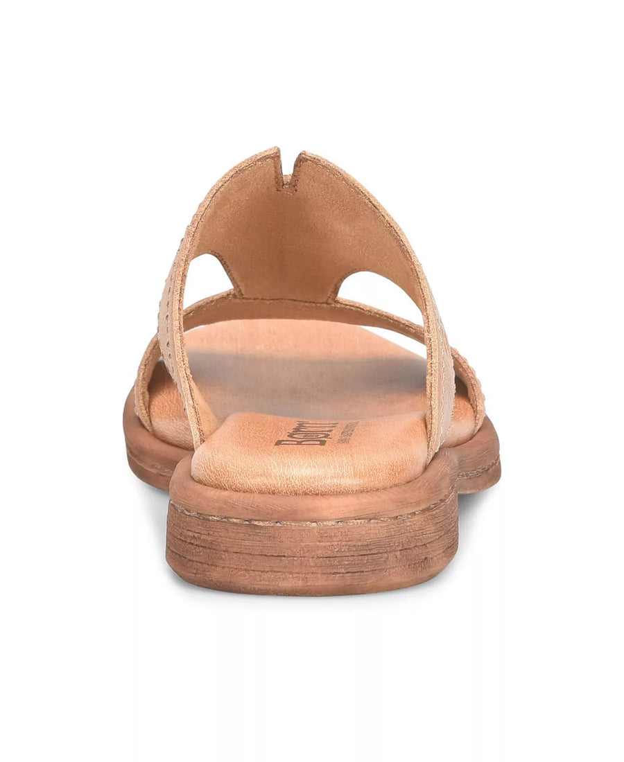 Born Women's Remo Round Toe Flat Sandals