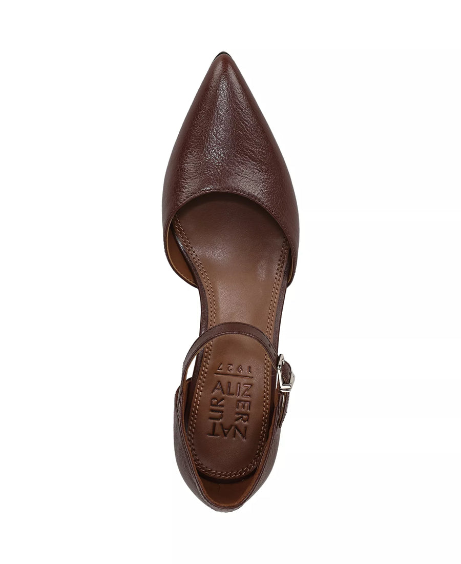 Naturalizer Women's Maddox Block Heel Ankle Strap Pumps
