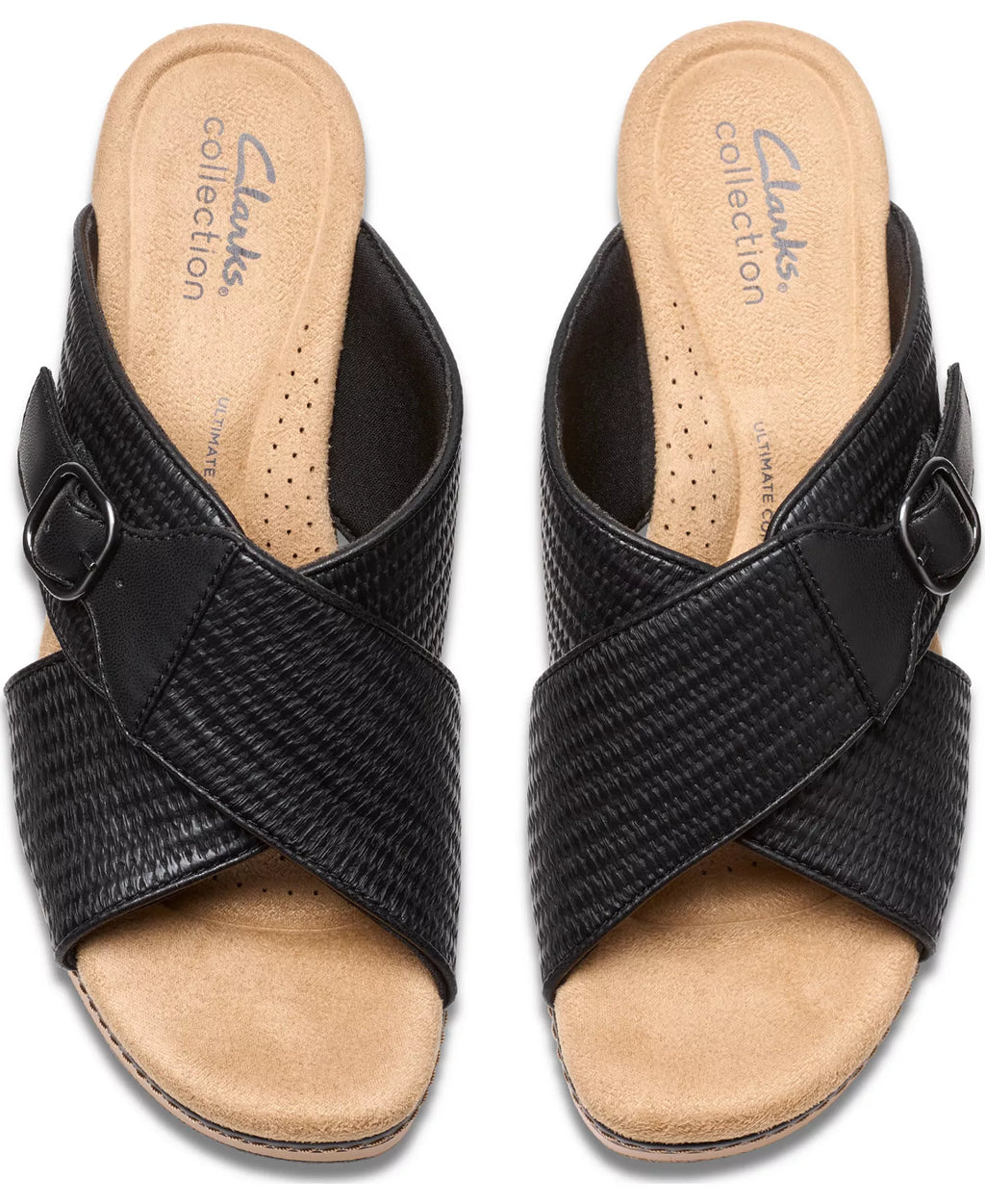 Clarks Seannah Nora Wedge Block Heel Sandals