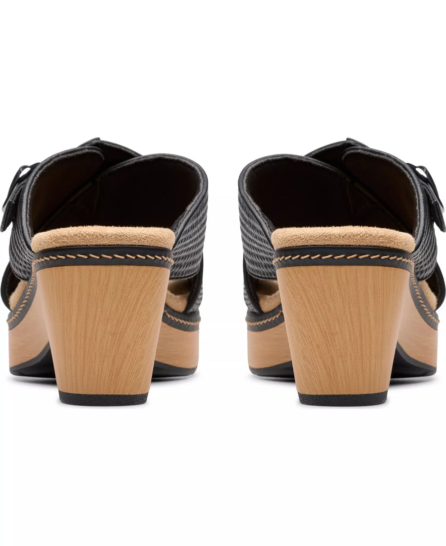 Clarks Seannah Nora Wedge Block Heel Sandals