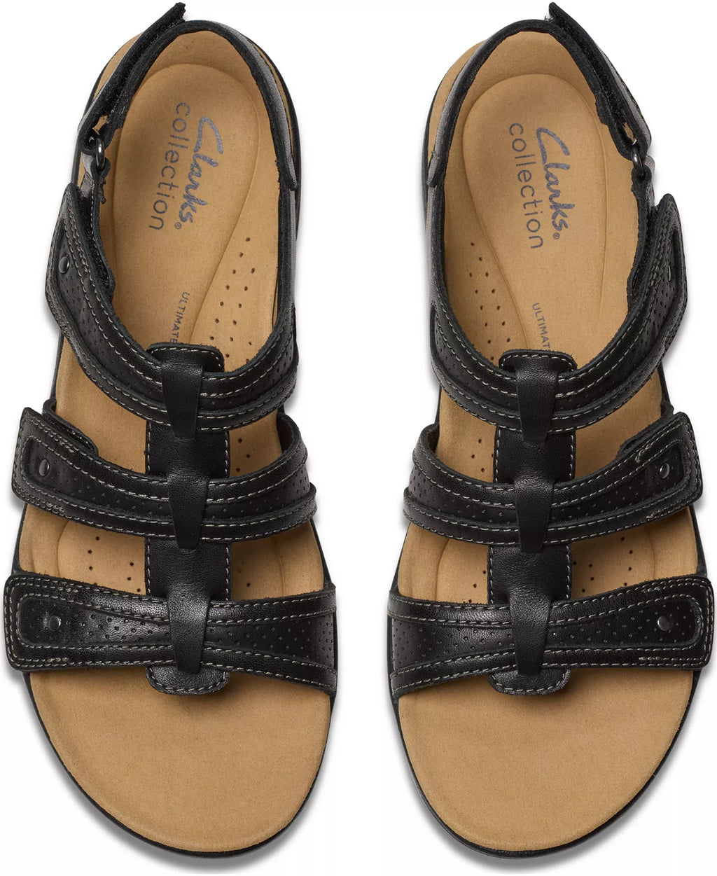 Clarks Laurieann Ivy Rip Tape Casual Sandals