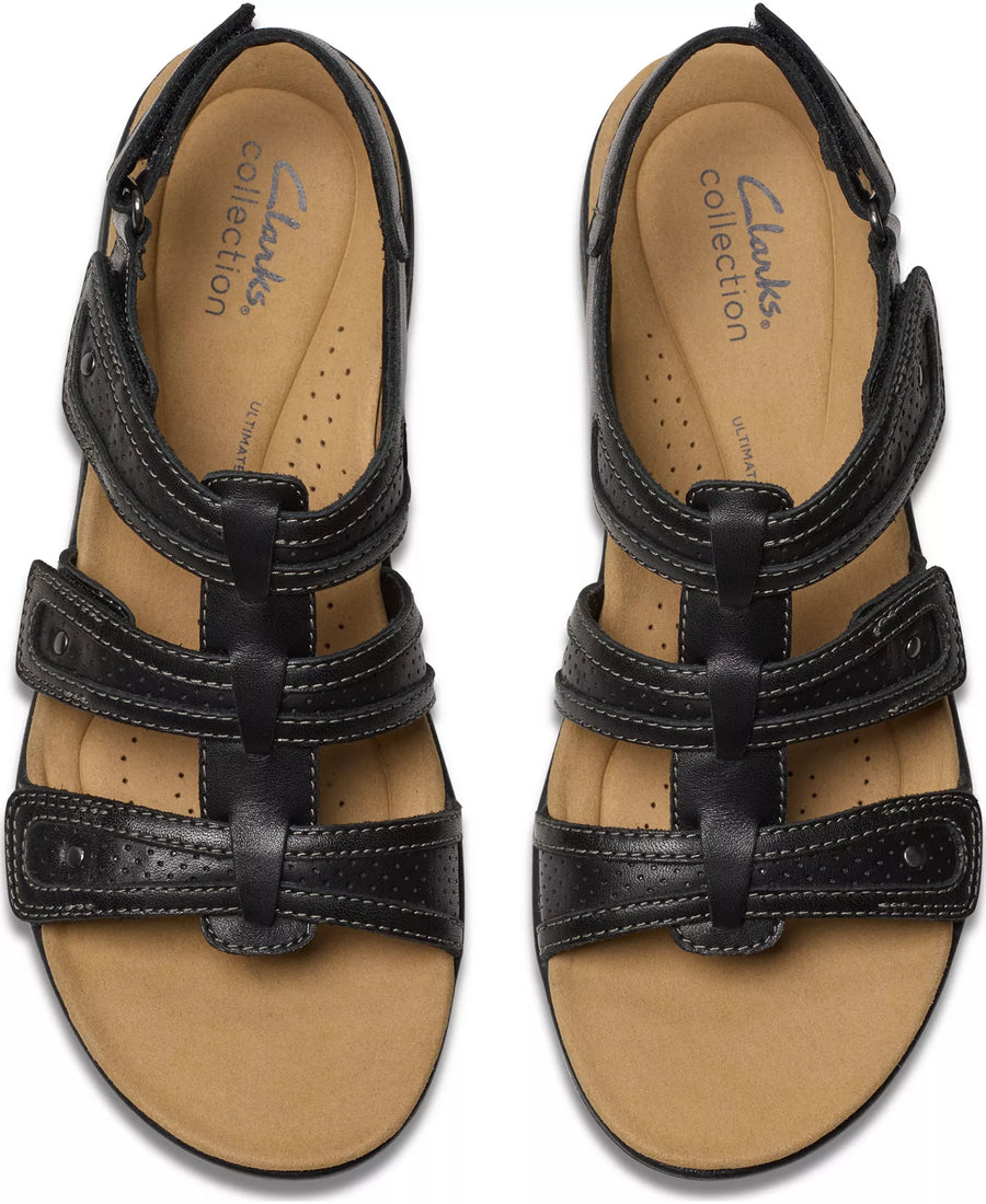 Clarks Laurieann Ivy Rip Tape Casual Sandals