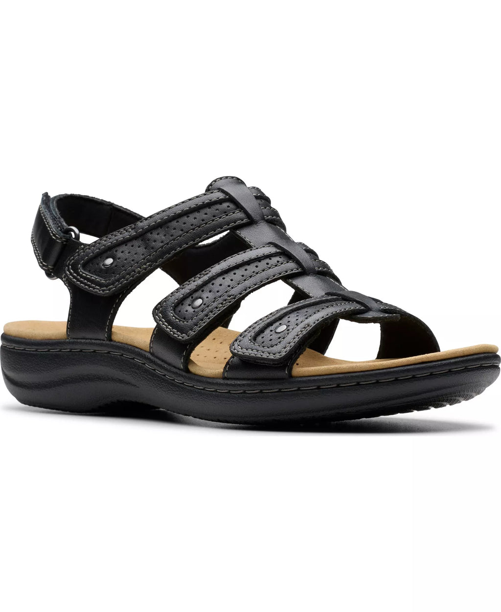 Clarks Laurieann Ivy Rip Tape Casual Sandals