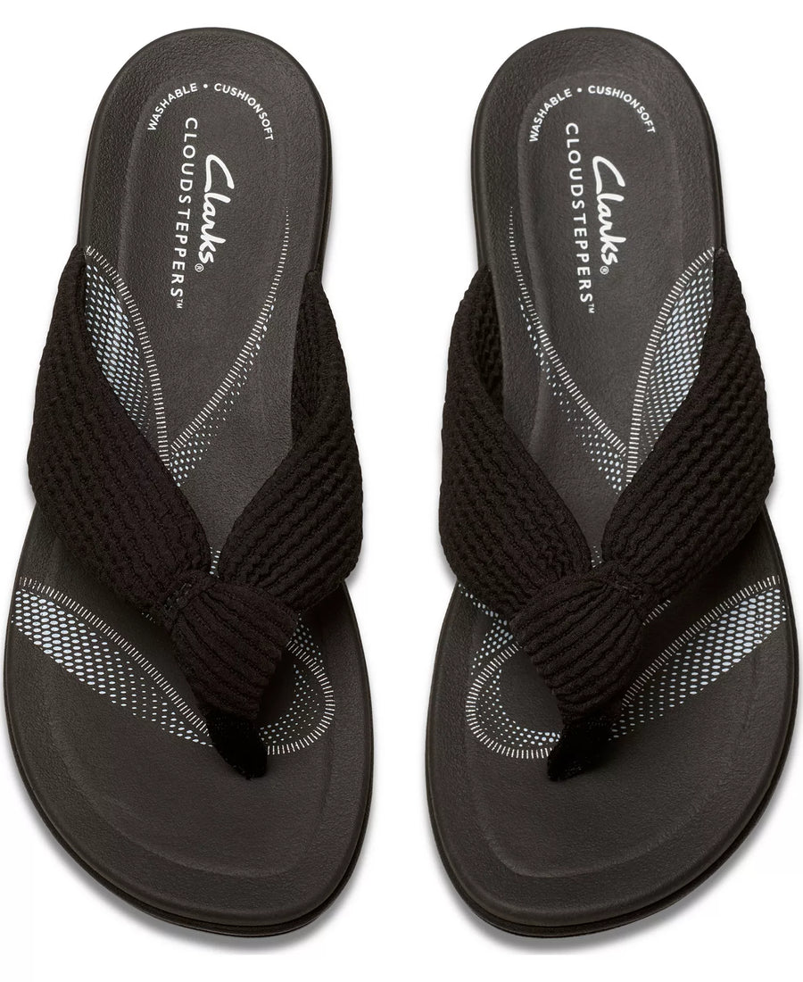 Clarks Cloudsteppers Breeze Rae Erin Slip-On Flat Sandals