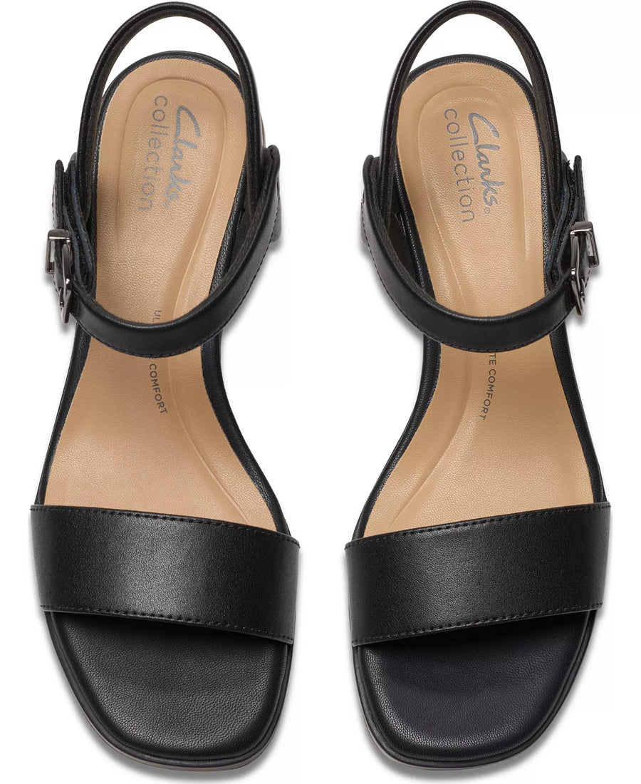Clarks Collection Jaylan Ray Buckles Leather Sandals