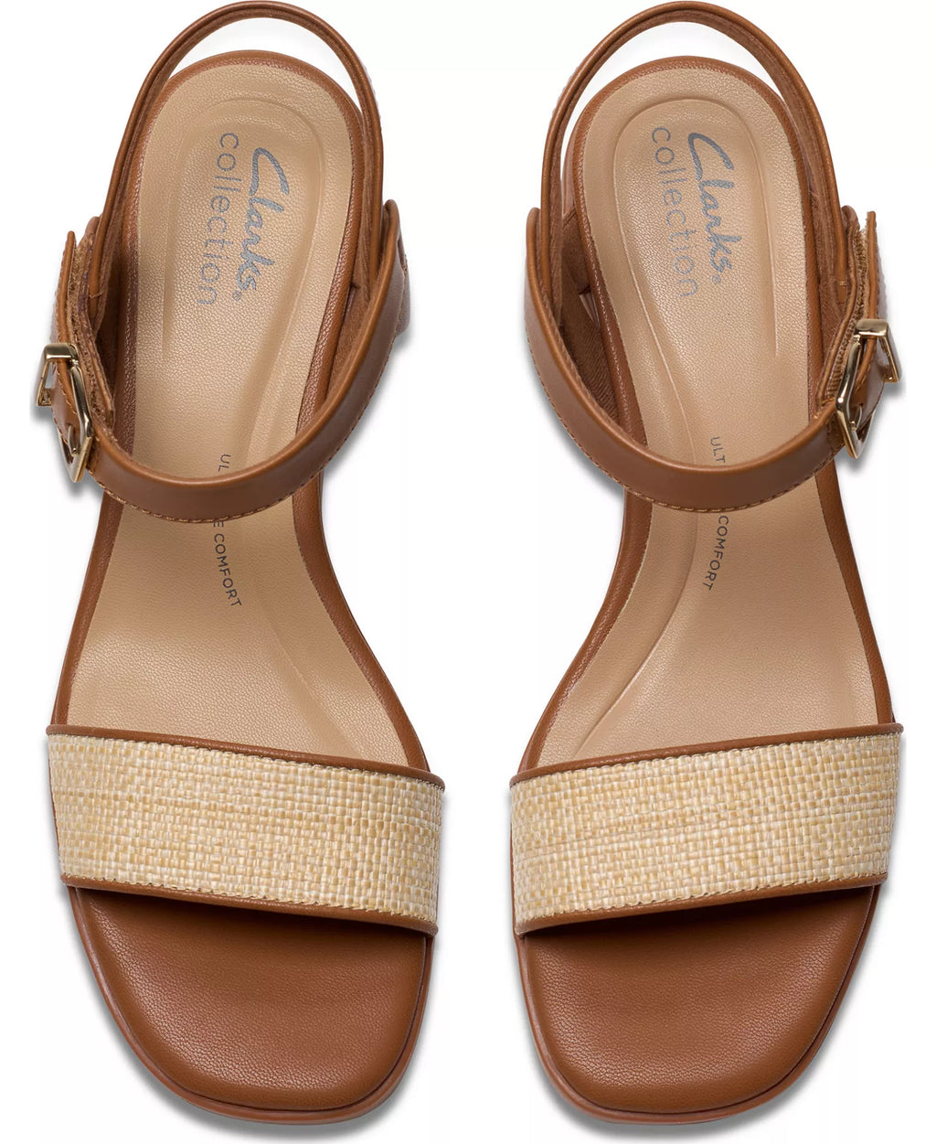 Clarks Collection Jaylan Ray Buckles Leather Sandals