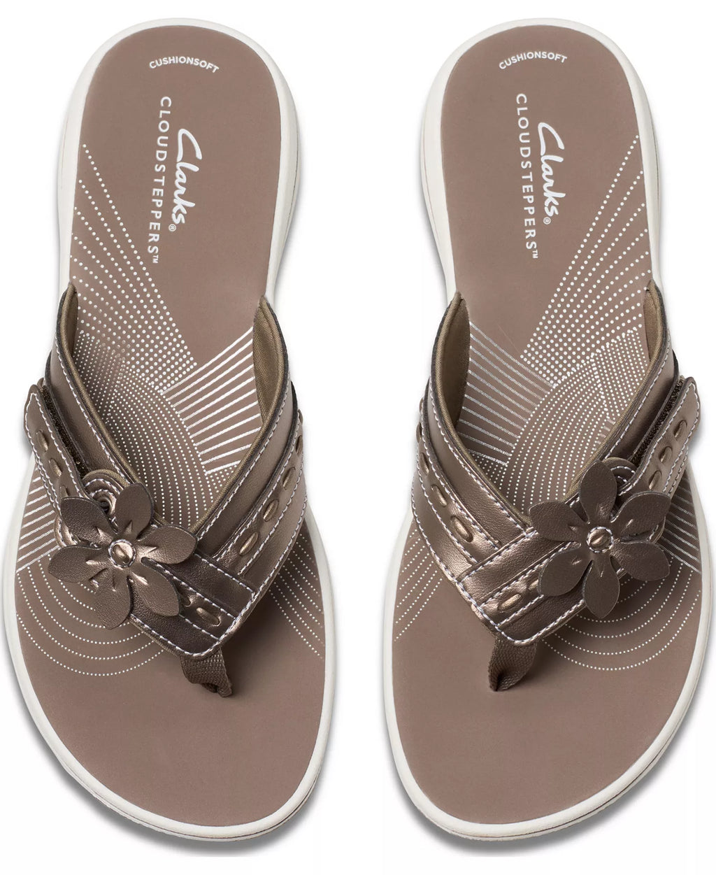 Clarks Cloudsteppers Breeze Opal H Flip-Flops