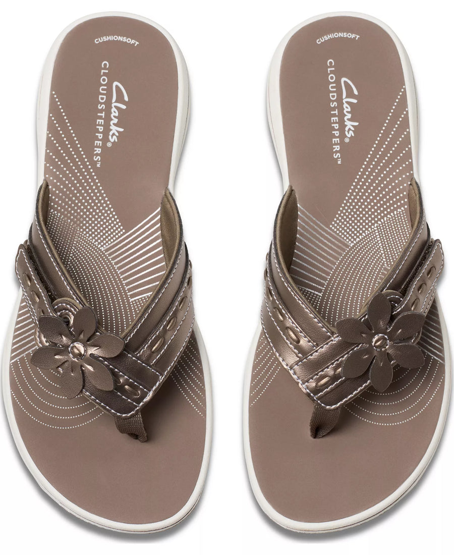 Clarks Cloudsteppers Breeze Opal H Flip-Flops