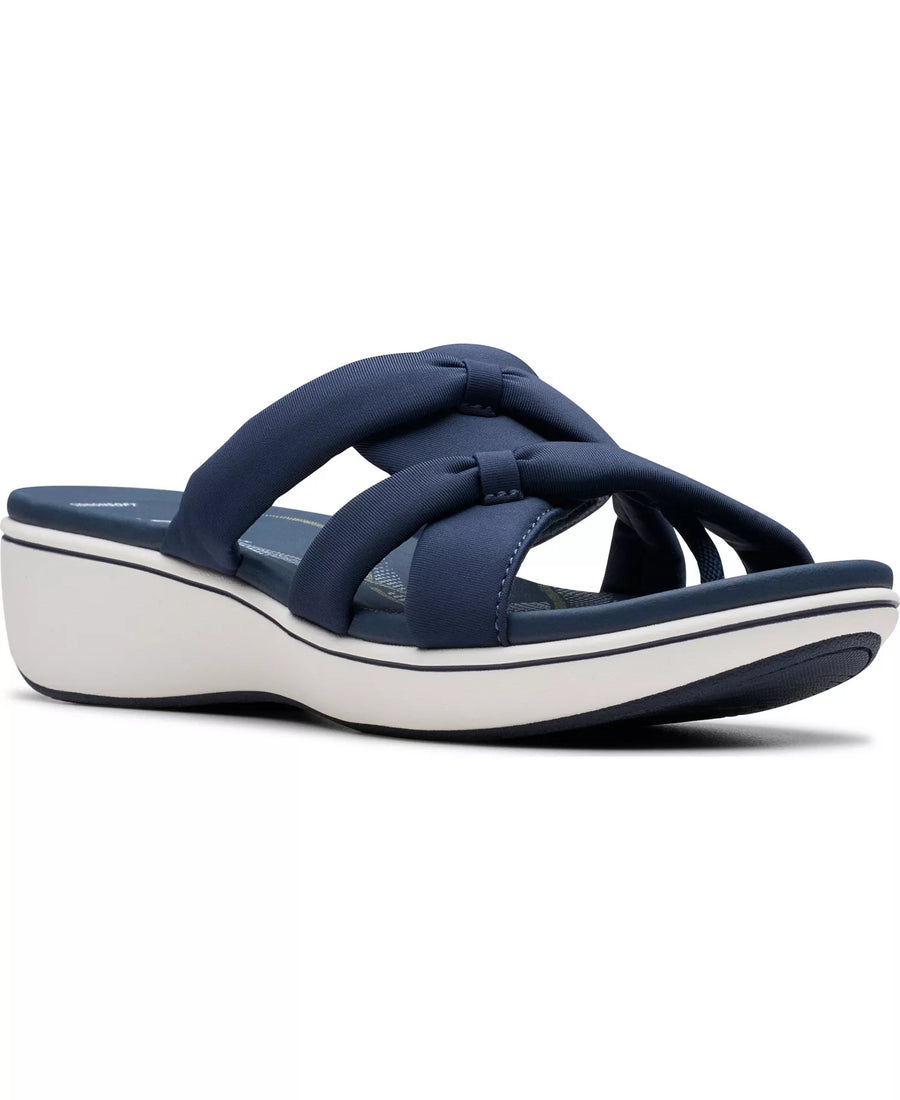 Clarks Cloudsteppers Breeze Rae Cam Slip-On Flat Sandals
