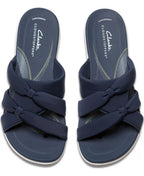 Clarks Cloudsteppers Breeze Rae Cam Slip-On Flat Sandals