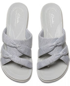 Clarks Cloudsteppers Breeze Rae Cam Slip-On Flat Sandals