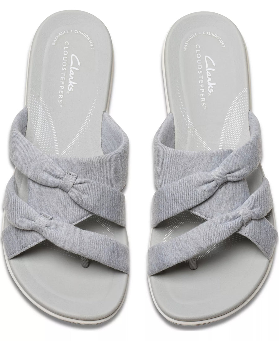 Clarks Cloudsteppers Breeze Rae Cam Slip-On Flat Sandals