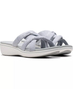 Clarks Cloudsteppers Breeze Rae Cam Slip-On Flat Sandals