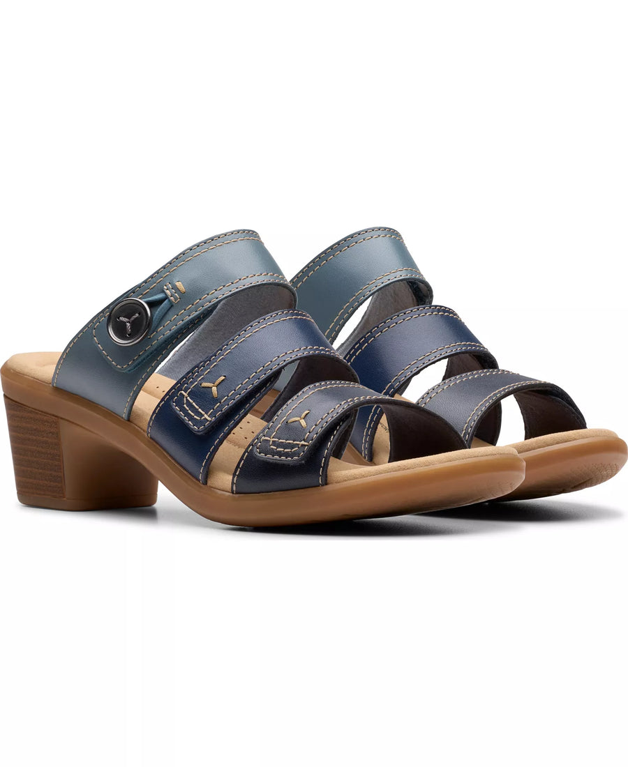 Clarks Collection Women's Emily2 Adella Block Heel Sandals