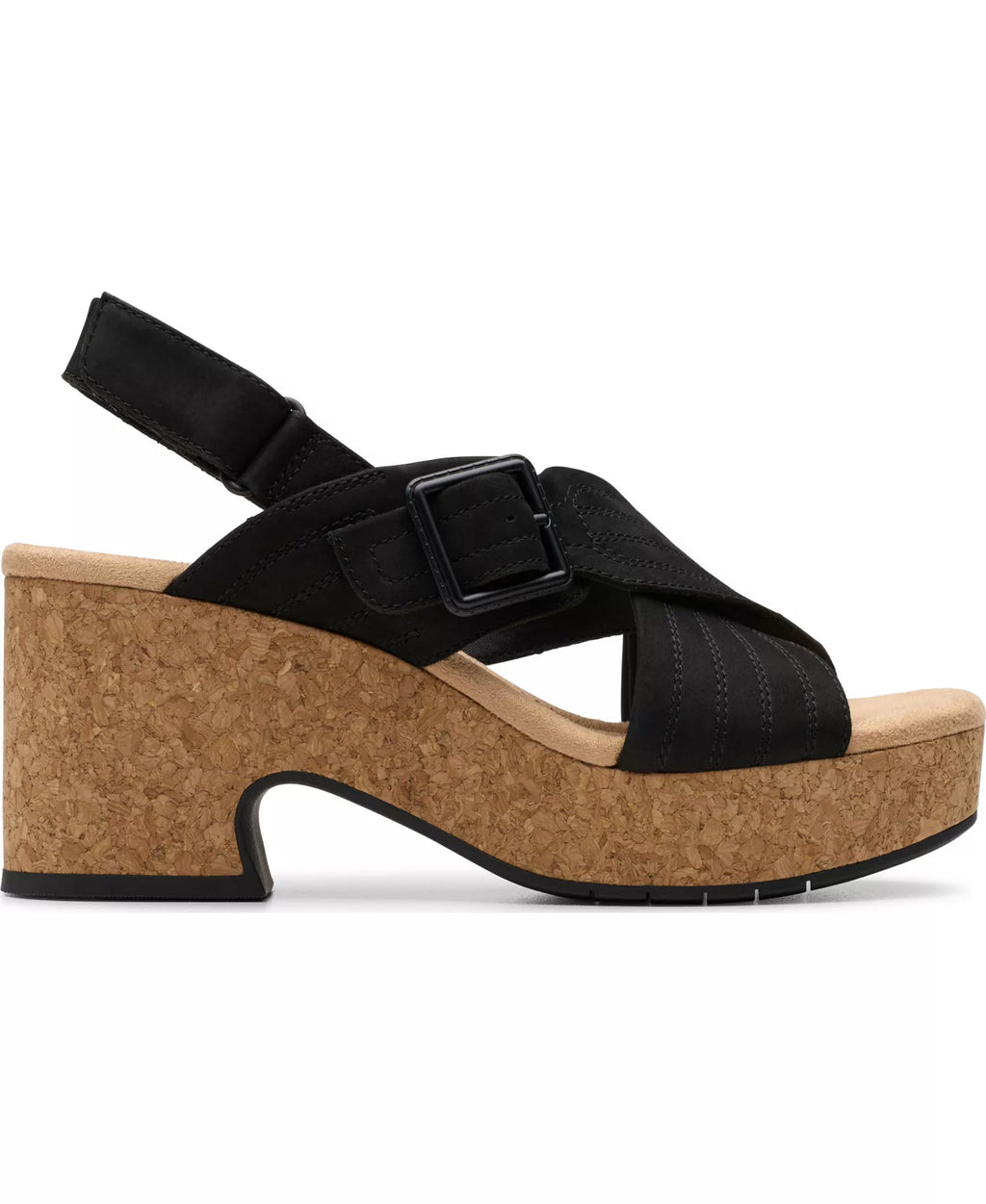 Clarks Collection Nerisa West Buckle Wedge Sandals