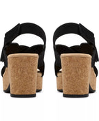 Clarks Collection Nerisa West Buckle Wedge Sandals