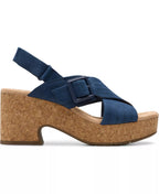 Clarks Collection Nerisa West Buckle Wedge Sandals