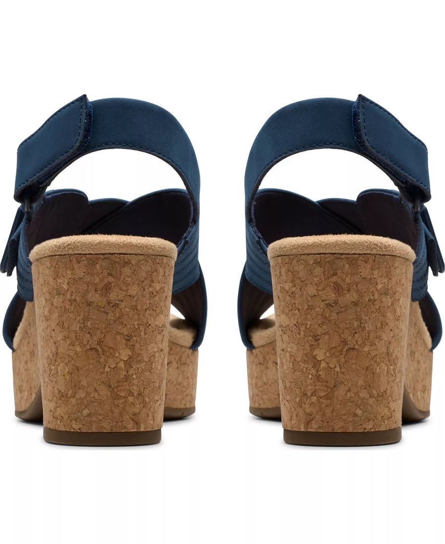 Clarks Collection Nerisa West Buckle Wedge Sandals