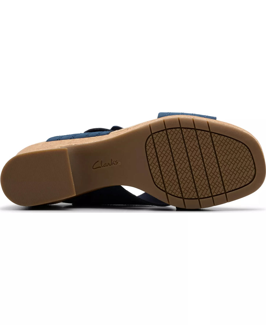 Clarks Collection Nerisa West Buckle Wedge Sandals
