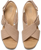 Clarks Collection Nerisa West Buckle Wedge Sandals