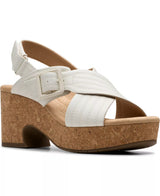 Clarks Collection Nerisa West Buckle Wedge Sandals