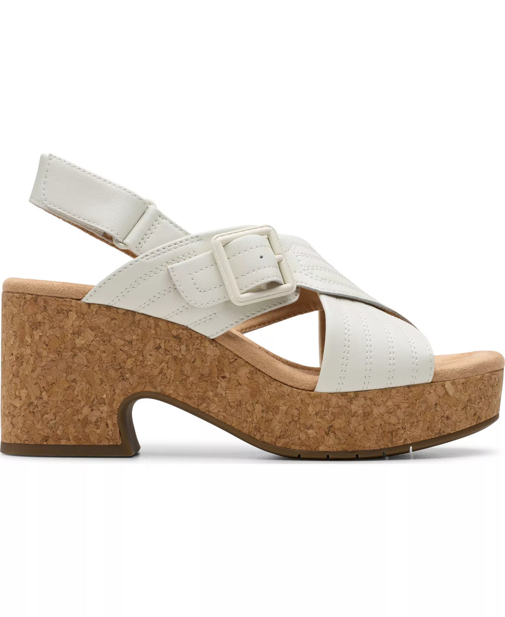 Clarks Collection Nerisa West Buckle Wedge Sandals