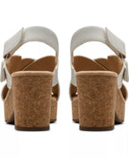 Clarks Collection Nerisa West Buckle Wedge Sandals