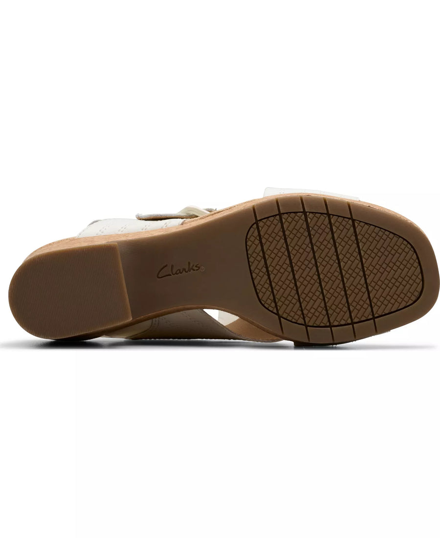 Clarks Collection Nerisa West Buckle Wedge Sandals