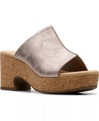 Clarks Collection Women's Nerisa Vine Wedge Sandals