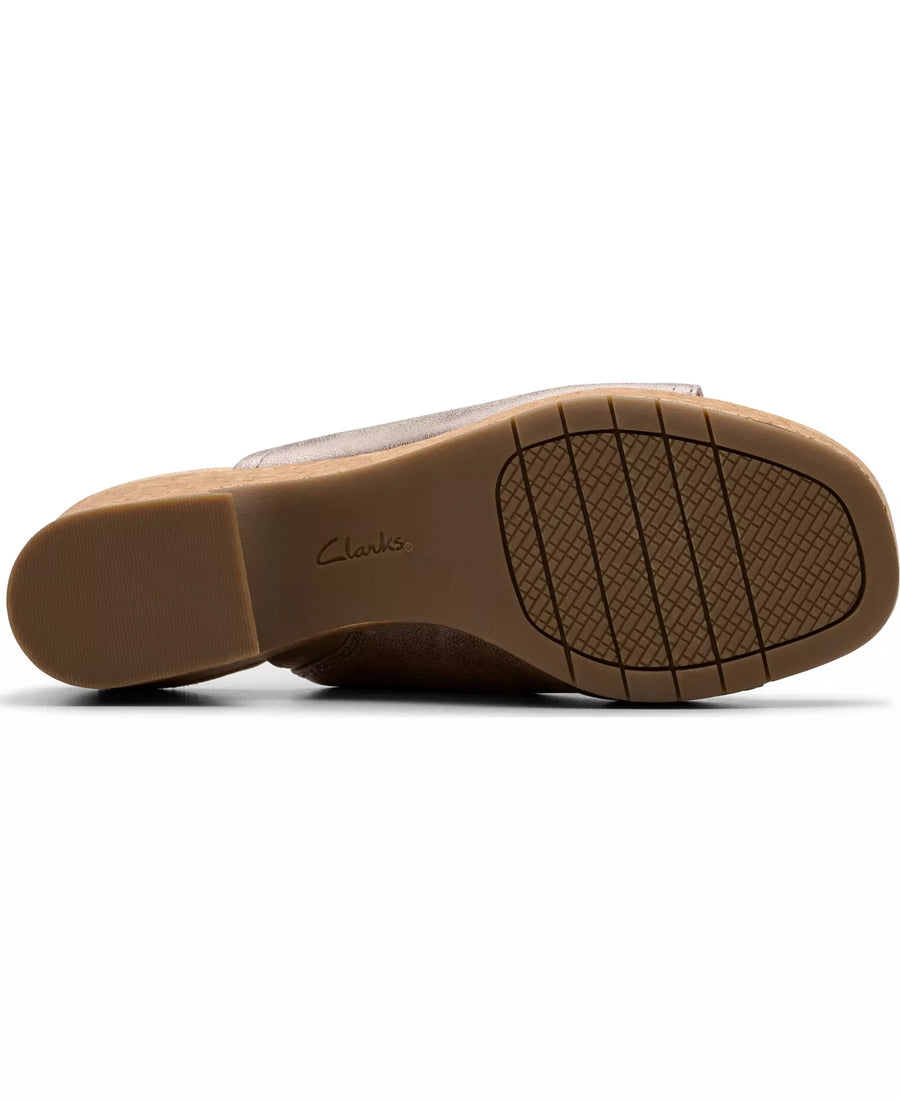 Clarks Collection Women's Nerisa Vine Wedge Sandals