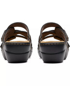 Clarks Merliah2 Cove Casual Leather Wedge Sandals