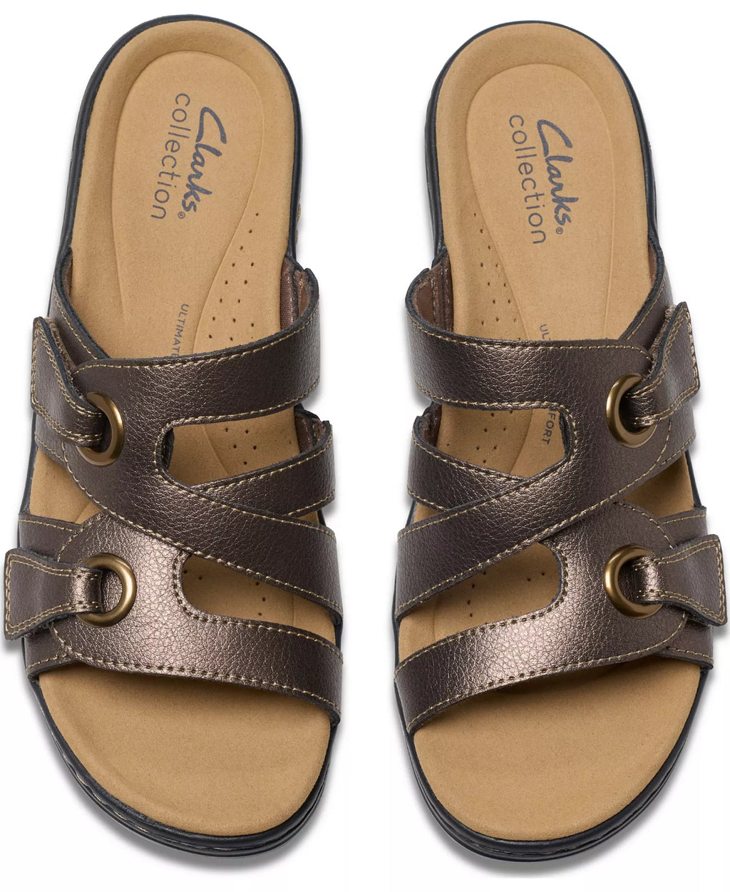 Clarks Merliah2 Cove Casual Leather Wedge Sandals