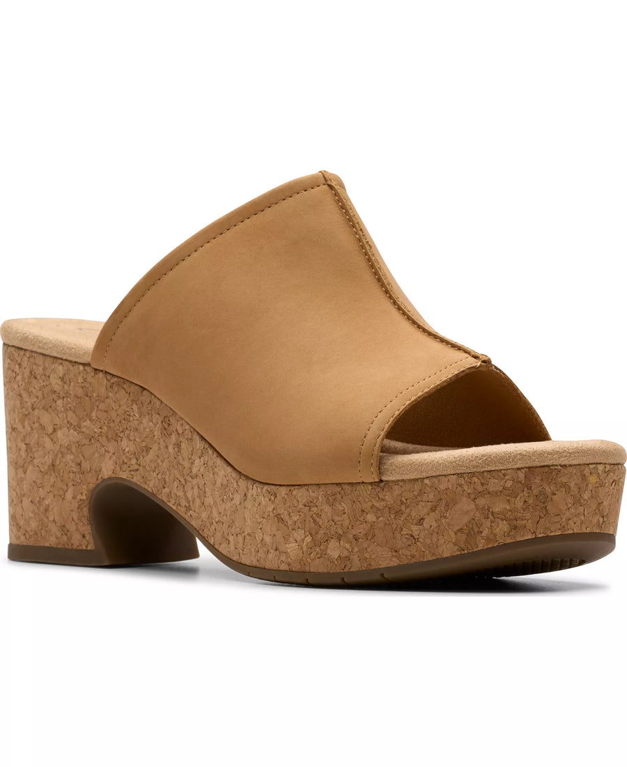 Clarks Collection Women's Nerisa Vine Wedge Sandals