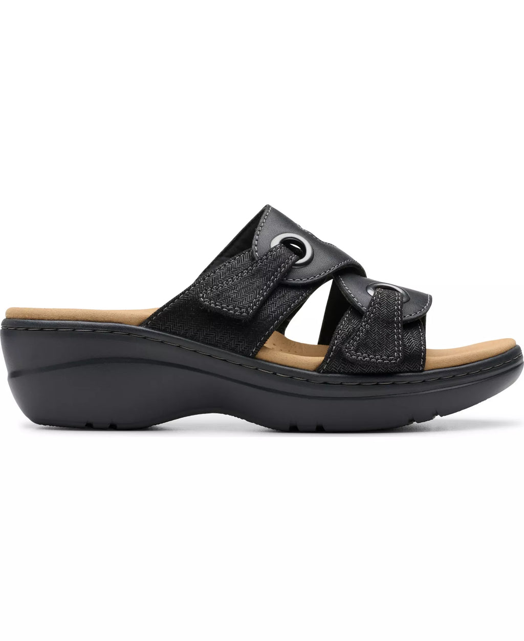 Clarks Merliah2 Cove Casual Leather Wedge Sandals