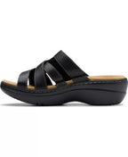 Clarks Merliah2 Cove Casual Leather Wedge Sandals