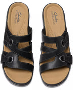 Clarks Merliah2 Cove Casual Leather Wedge Sandals