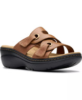 Clarks Merliah2 Cove Casual Leather Wedge Sandals