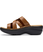 Clarks Merliah2 Cove Casual Leather Wedge Sandals