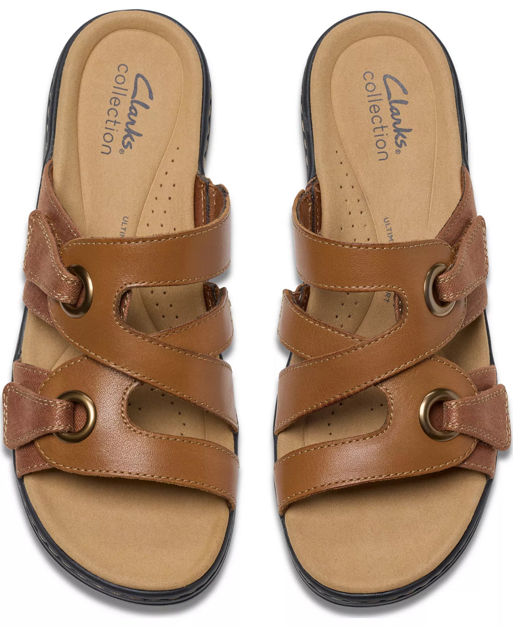 Clarks Merliah2 Cove Casual Leather Wedge Sandals