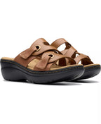 Clarks Merliah2 Cove Casual Leather Wedge Sandals