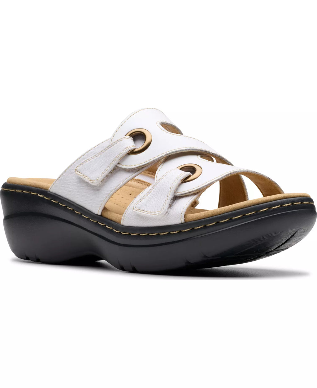 Clarks Women's Merliah2 Cove Casual Leather Wedge Sandals