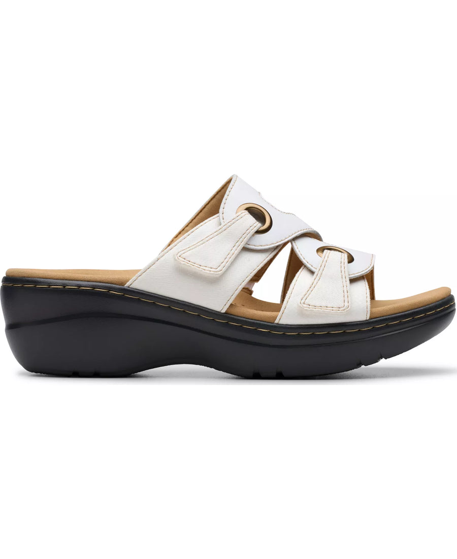 Clarks Women's Merliah2 Cove Casual Leather Wedge Sandals