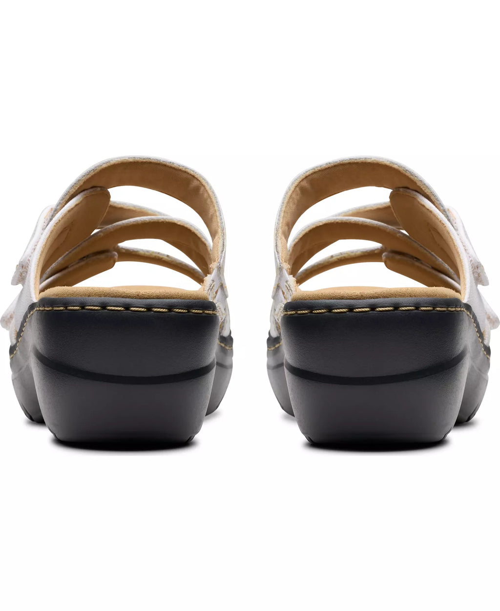 Clarks Women's Merliah2 Cove Casual Leather Wedge Sandals