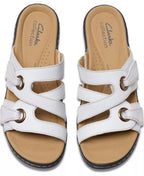 Clarks Women's Merliah2 Cove Casual Leather Wedge Sandals