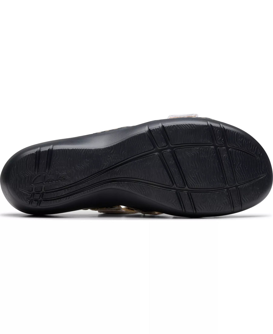 Clarks Women's Merliah2 Cove Casual Leather Wedge Sandals